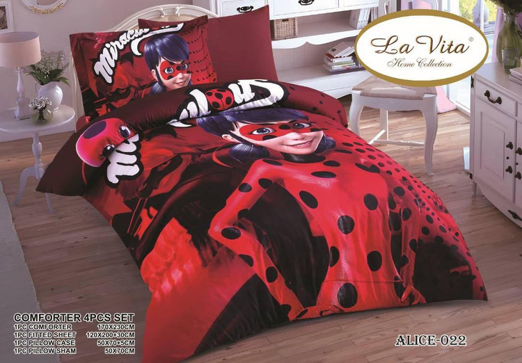 سرویس لحاف یکنفره طرحدار کد02